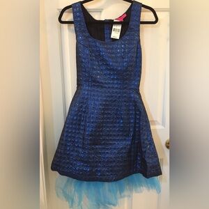 Betsey Johnson Shimmering Metalic Dress